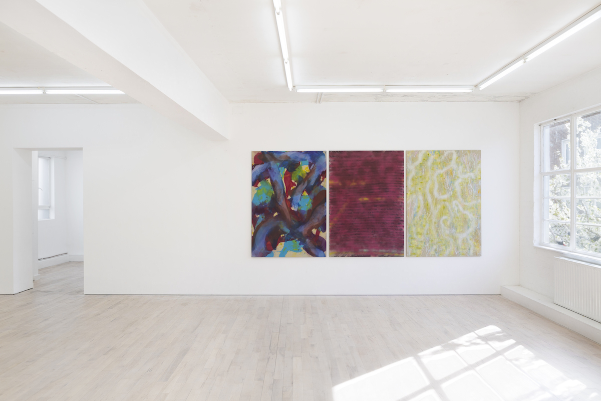 Tyra Tingleff • Grinding your teeth to keep out the wind, installation view at The Sunday Painter, 2016