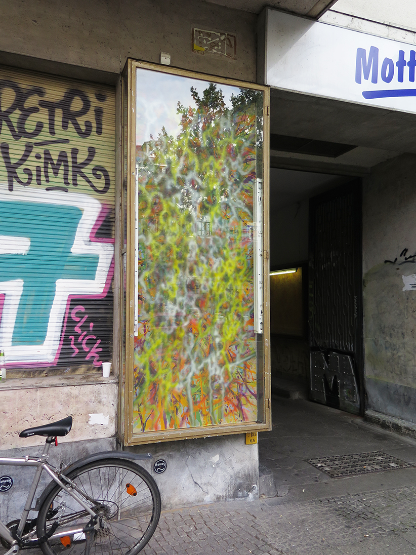 Tyra Tingleff • Keep the side rooms less exclusive, installation view at Chert, Berlin, 2015