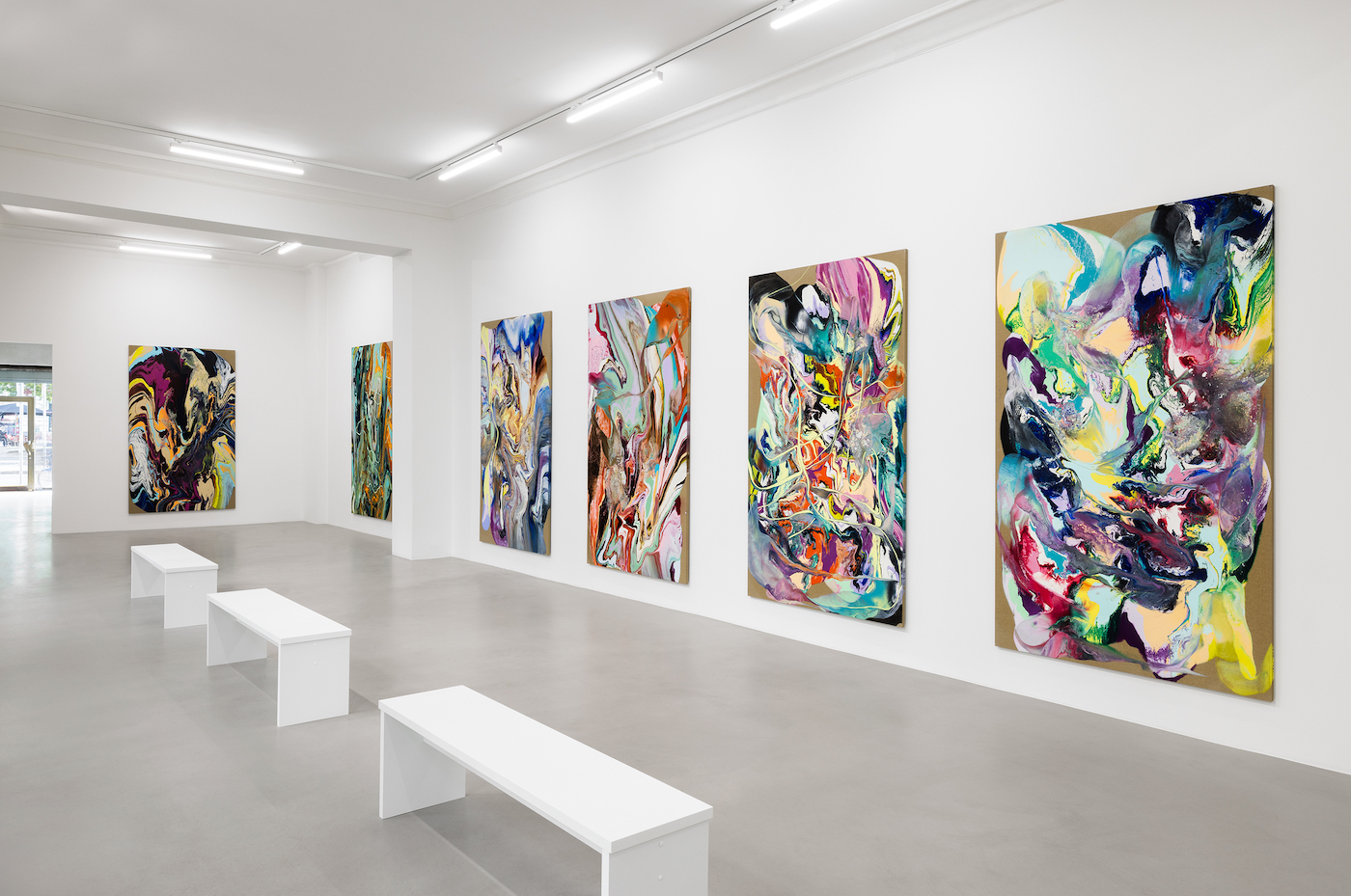 Tyra Tingleff. Imagine It Wet…, Installation view at ChertLüdde, Berlin, 2022