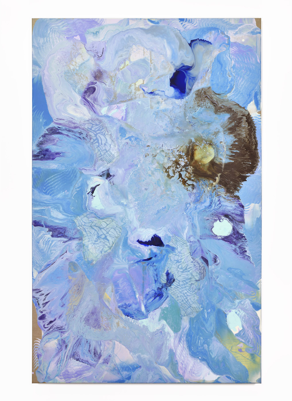 Tyra Tingleff. When I stopped looking for you I found me., Oil on raw linen, 190 x 120 cm, 2022