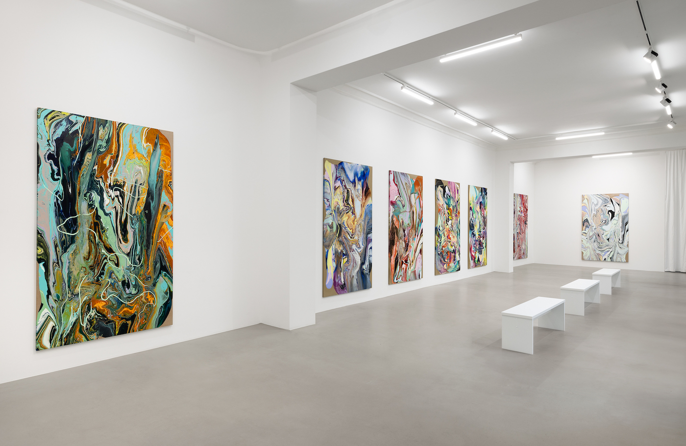 Tyra Tingleff. Imagine It Wet…, Installation view at ChertLüdde, Berlin, 2022