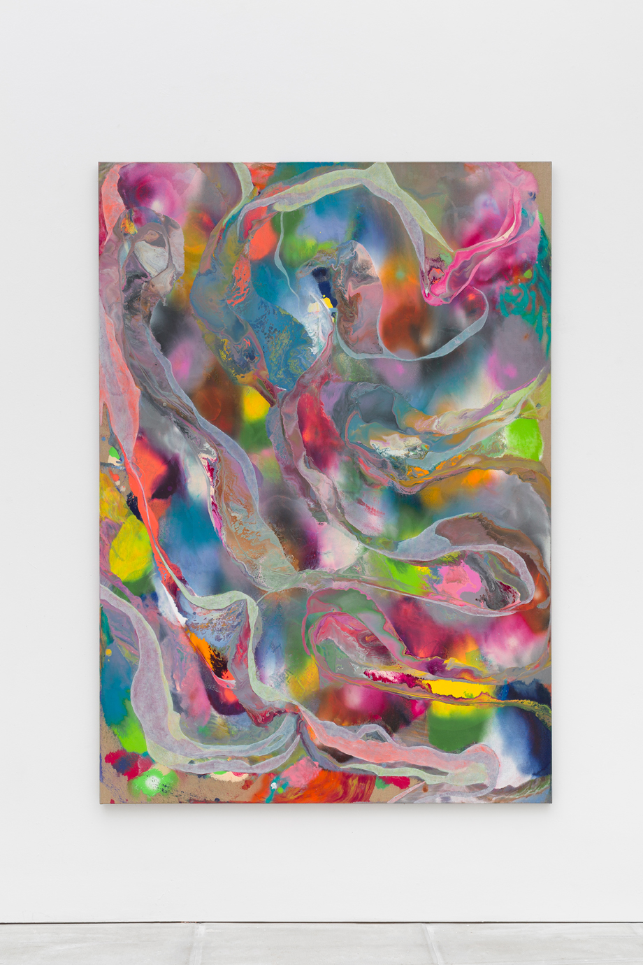 Tyra Tingleff. Smoother tomorrow, easier than yesterday, Oil on raw linen, 170 x 120 cm, 2020