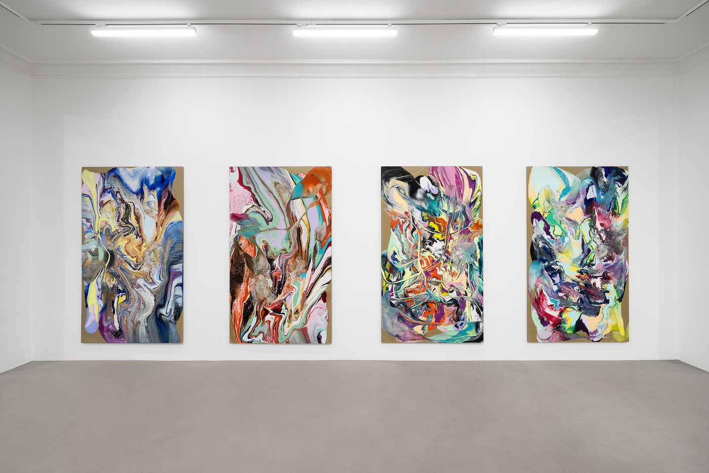 Tyra Tingleff. Imagine It Wet…, Installation view at ChertLüdde, Berlin, 2022