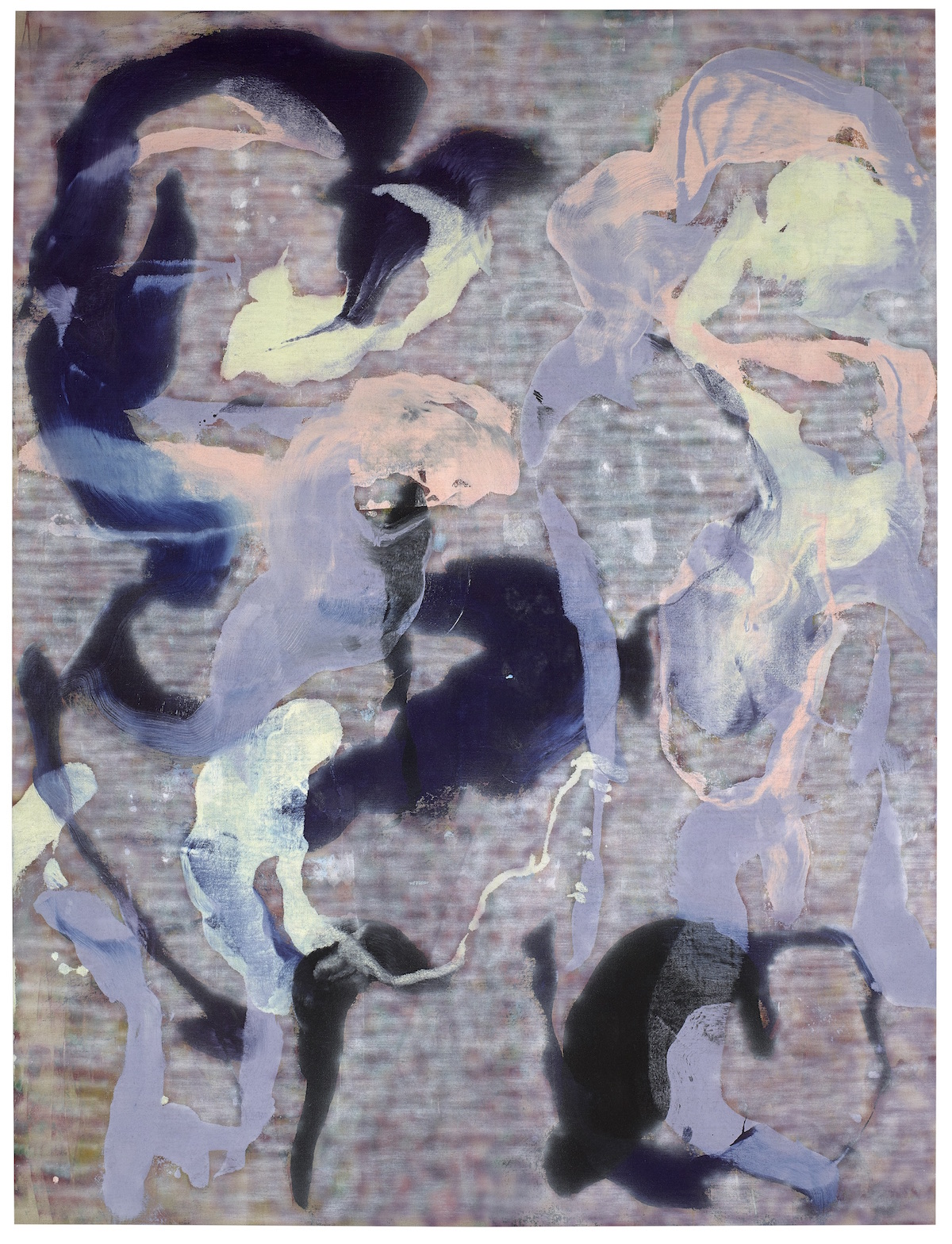 Tyra Tingleff. Everything arrived as sealed, Oil on raw linen, 190 x 145 cm, 2015