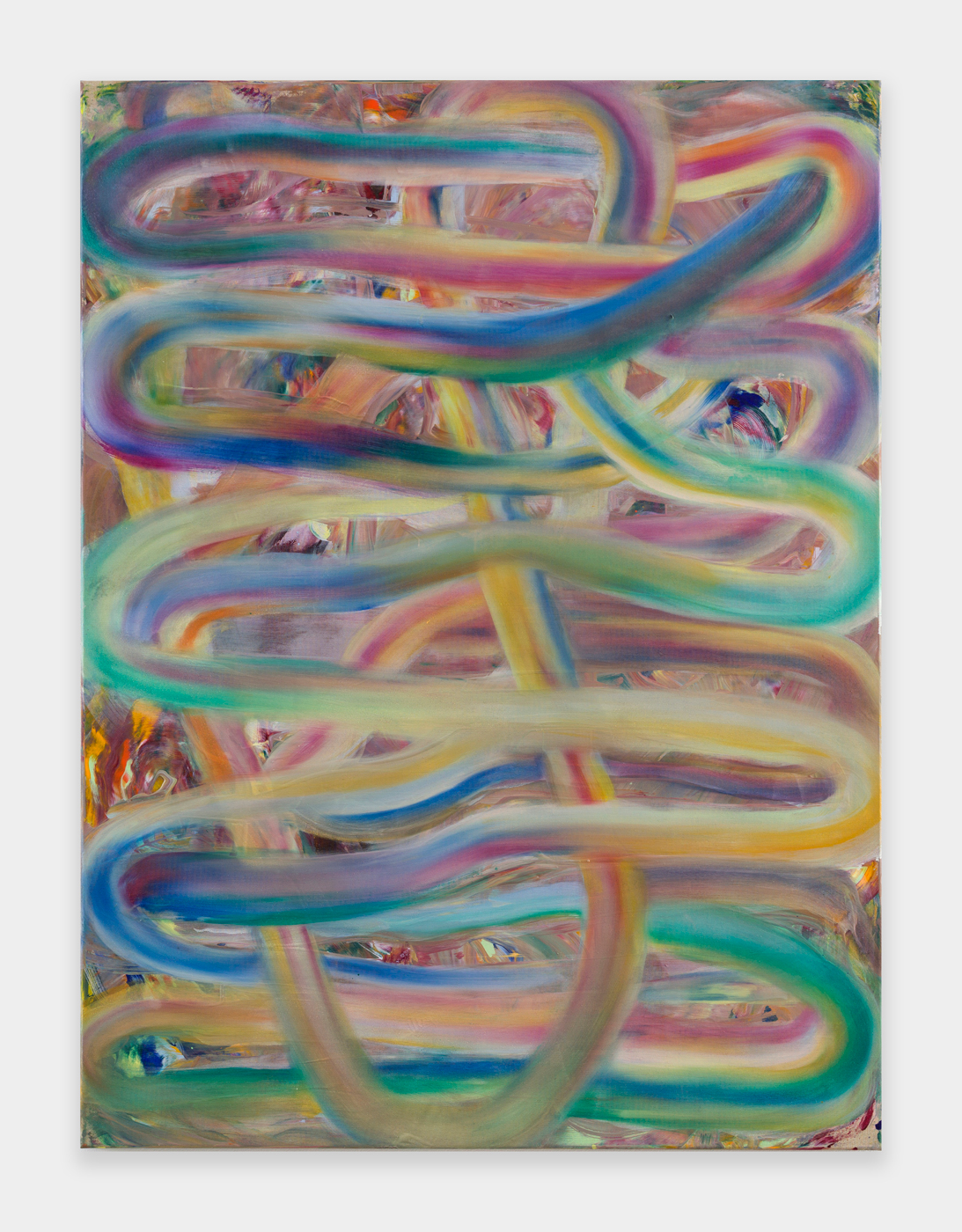 Tyra Tingleff. Life is the shit that happens when you’re waiting for the moment that never comes, Oil on raw linen, 120 x 90 cm, 2019