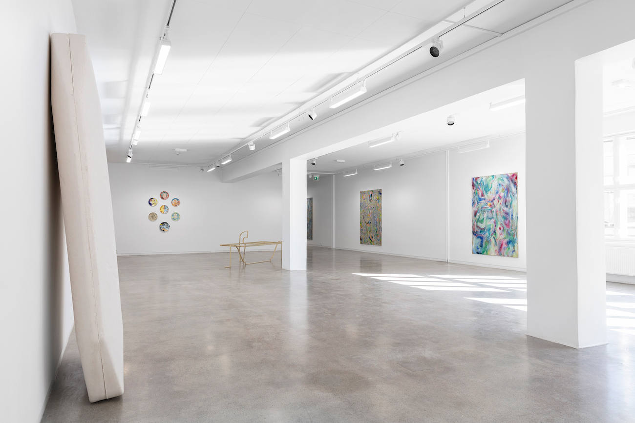 Tyra Tingleff. To make the stone stony, Installation view at Golsa, Olso 2019