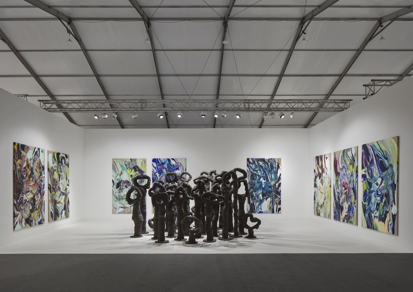 Tyra Tingleff. Tyra Tingleff and Nicholas Pope Duo- Presentation with The Sunday Painter Gallery at Frieze Art Fair, London, 2023